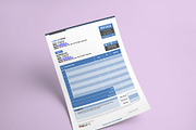 MS Word Invoice Template (5 Colours), a Stationery Template by WonderShop (Thumbnail 6 of 6)
