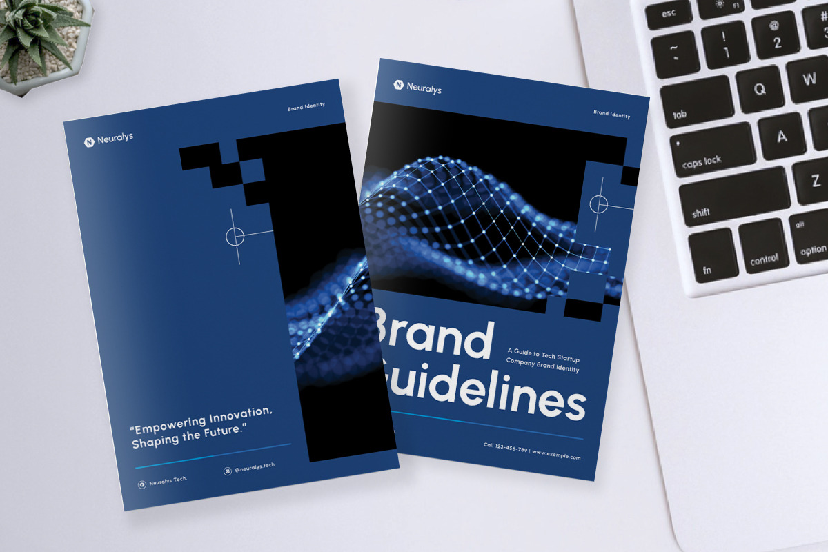 Brand Guideline for Tech Company, a Branding & Logo Template by twinstd (Photo 6 of 6)