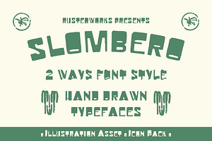 Slombero – Hand Drawn Font Duo