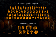 Bagonk - A Halloween Theme Font, a Blackletter Font by overlaytemplates (Thumbnail 5 of 5)