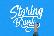 Storing Brush, a Script Font by maghrib (Thumbnail 1 of 5)