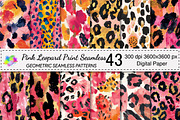 Pink Leopard Print Seamless Pattern, a Palette Add-On by Canvas Craft (Thumbnail 1 of 9)