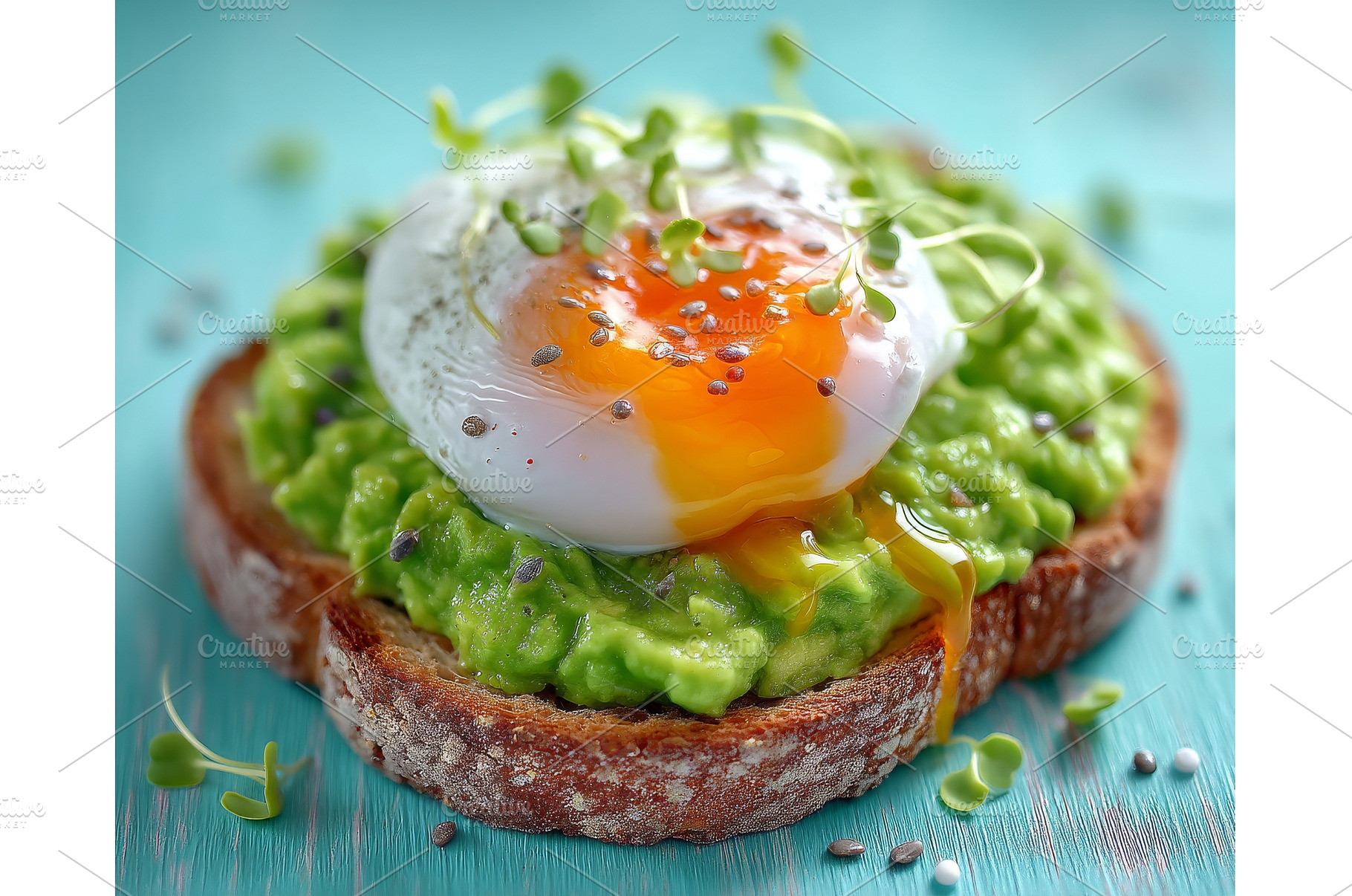A nutrient-rich breakfast concept, a Food & Drink Photo by ZinetroN