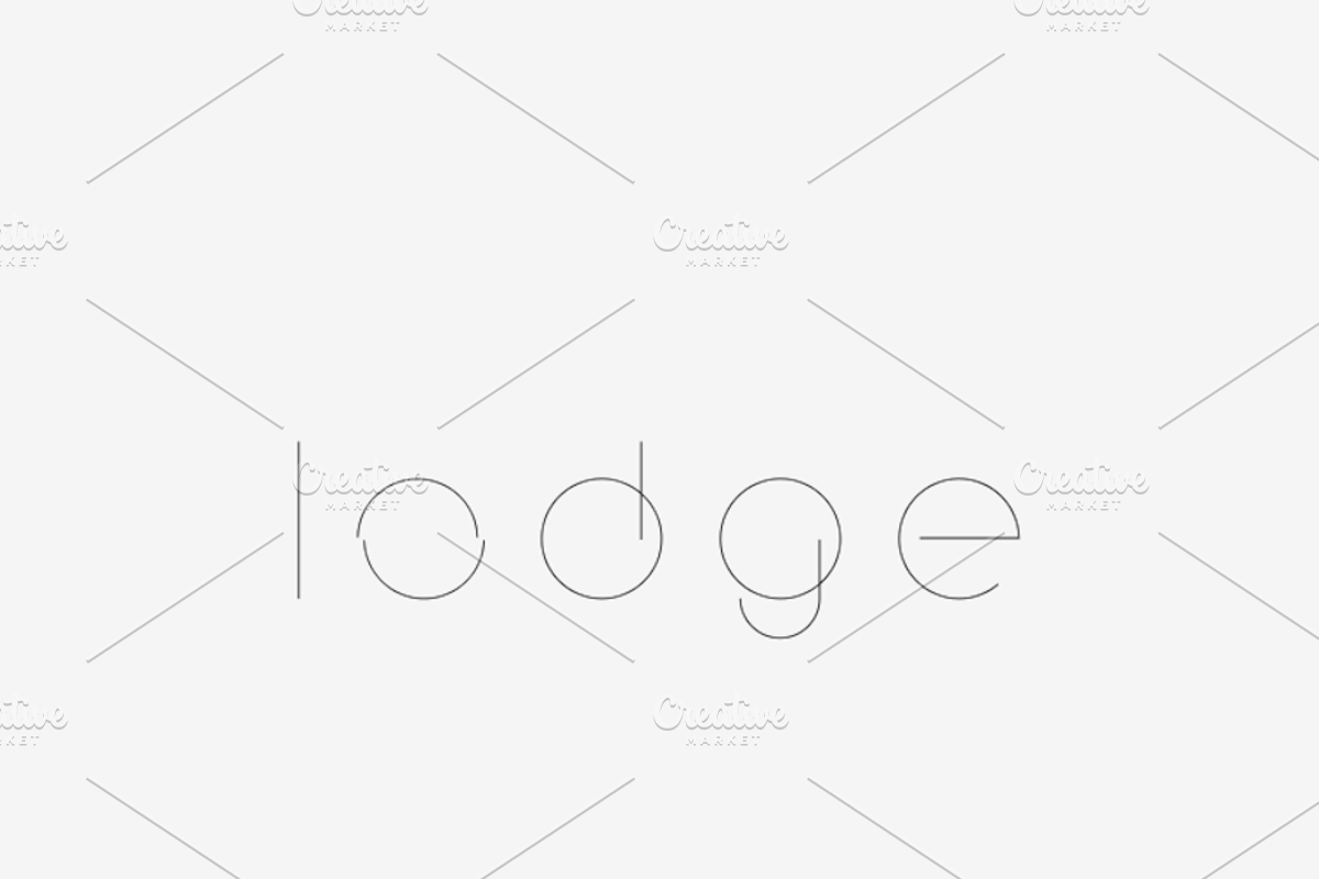 Lodge, a Sans Serif Font by Truestroke Type Foundry (Photo 1 of 4)
