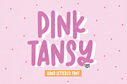 PINK TANSY Cute Sans Font, a Sans Serif Font by Blush Font Co. (Thumbnail 1 of 6)