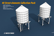 40 Street elements Collection Pack, an Architecture 3D Model by multimedia4ds (Thumbnail 43 of 70)