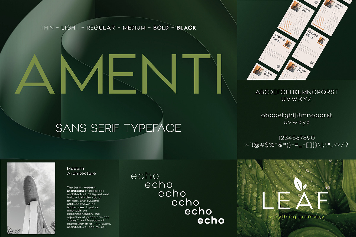 The Modern Font Bundle - 33 Fonts, a Sans Serif Font by HipFonts