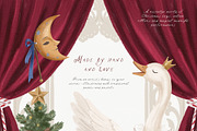Christmas Theatre Clipart 230+, a Seasonal Illustration by Muse Artist (Thumbnail 6 of 22)