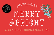 Merry and Bright font
