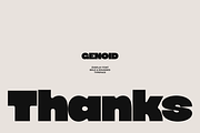 Genoid - Bold Display Font, a Sans Serif Font by limitype (Thumbnail 12 of 12)