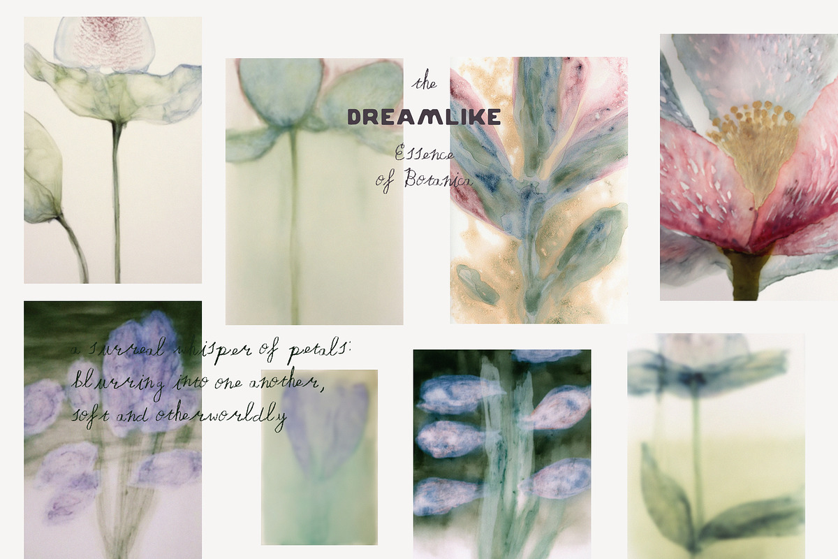 Abstract Blurry Floral Backgrounds, a Background Graphic by Lana Elanor (Photo 11 of 12)
