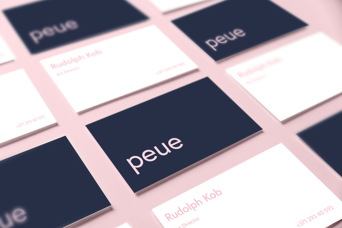 Peue Realsitic Business Card Mockup, a Business Card Template by Wild Ones (Photo 13 of 13)