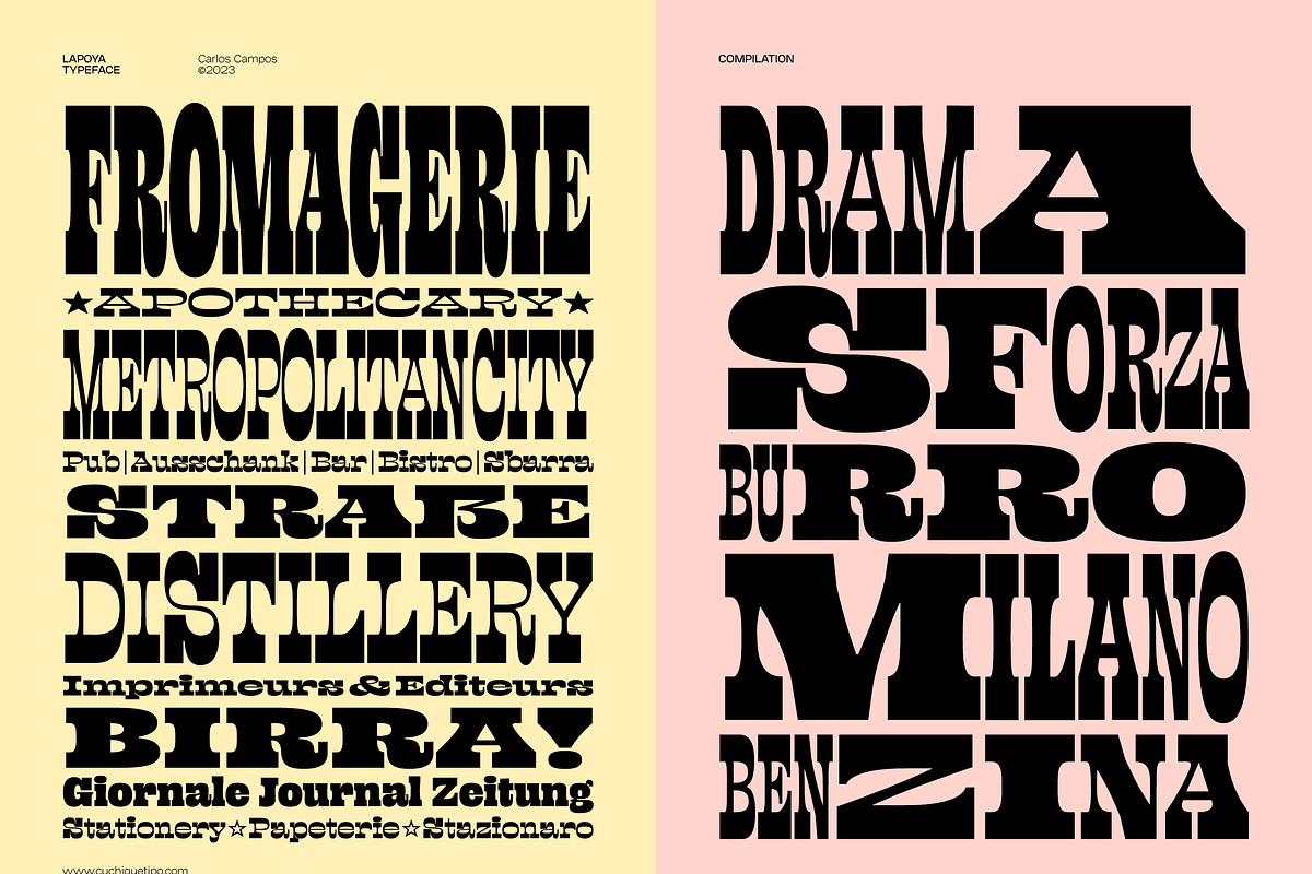 Lapoya Font, a Slab Serif Font by Cuchi, qué Tipo! Foundry (Photo 13 of 18)