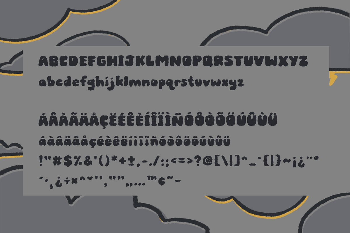 Stormy Day, a Handwritten Font by JillianDeGrieIllustration (Photo 2 of 3)