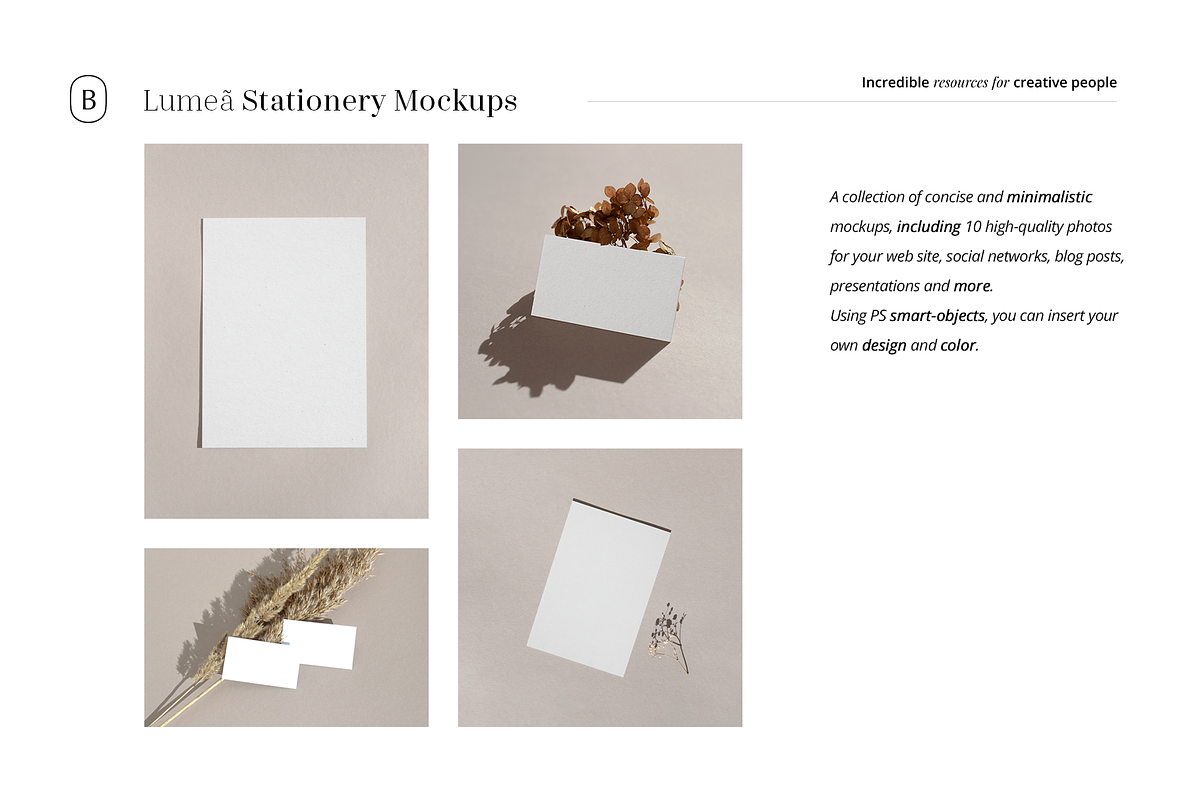 Lumea Stationery Mockups, an iPhone Mockup by William Hansen (Photo 3 of 6)