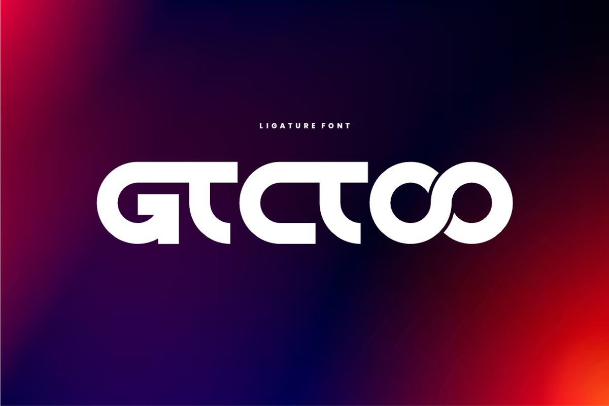 Ctooxid - Creative Logo Font, a Sans Serif Font by QR Design Studio (Photo 7 of 8)