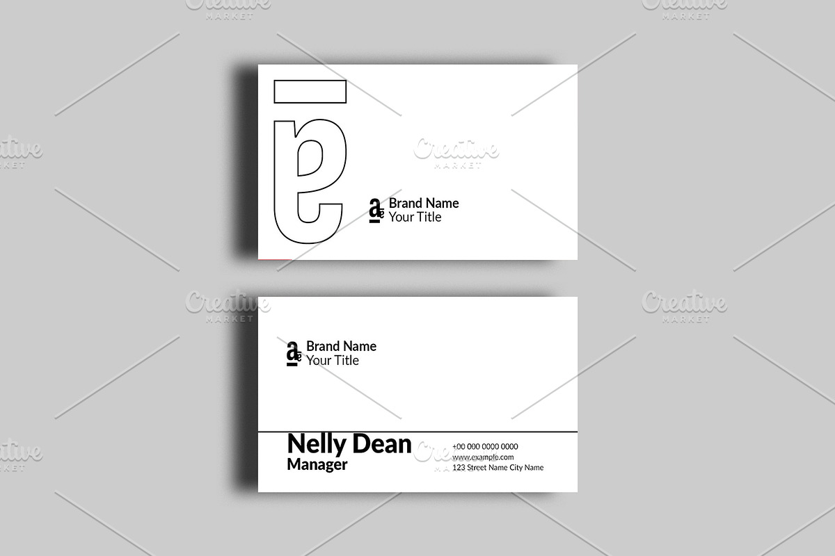 Business Card Design, a Business Card Template by ClickPaint_Studio (Photo 1 of 4)