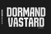 Dormand Vastard, a Sans Serif Font by senzana (Thumbnail 1 of 9)