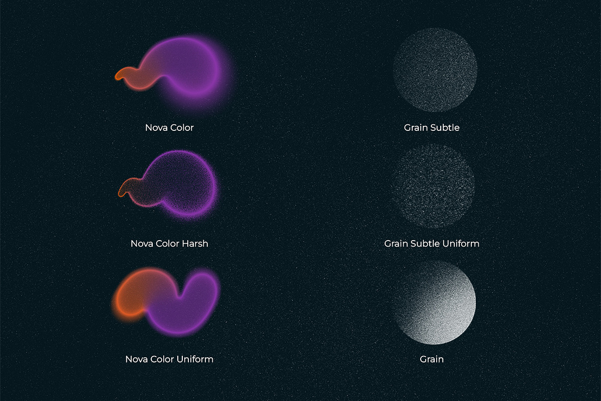 Cosmic spray and grain brushes set, a Brush Add-On by Tomasz Ostrowski Design (Photo 6 of 10)
