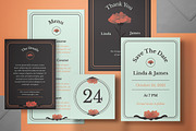 Wedding Invitation Set, an Invitation Template by graphicook (Thumbnail 1 of 3)