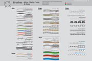 Wire Chain Cable Rope Brushes, a Brush Add-On by Industrial Artworks (Thumbnail 3 of 4)