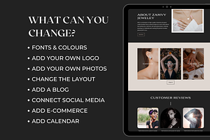 Jewellery Squarespace Template 7.1