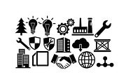 Modern Energy Industry Silhouette, a Graphic by hafijul (Thumbnail 8 of 14)