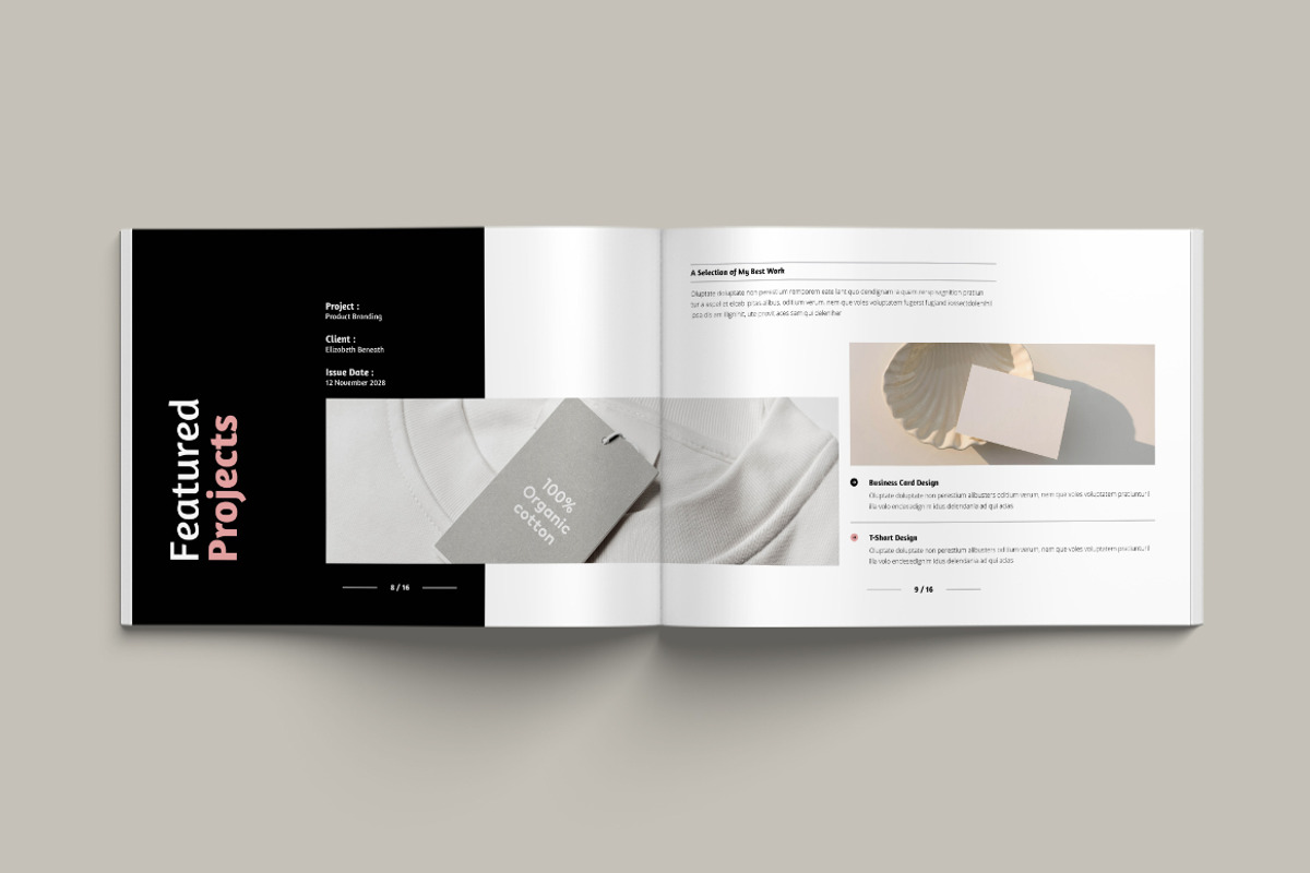 Portfolio Landscape Template, a Brochure Template by Pixelpick (Photo 5 of 9)