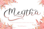 Meytha, a Font by HandletterYean (Thumbnail 1 of 13)