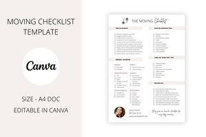 Moving Checklist Template