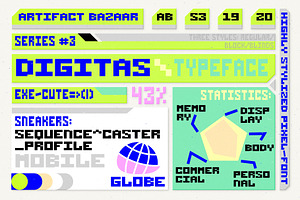 Digitas | Nostalgic Game Font