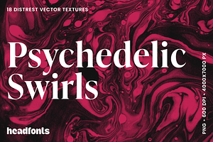 Psychedelic Swirls Textures