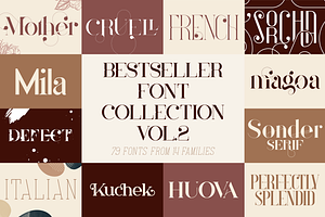 Bestseller Font Collection Vol2