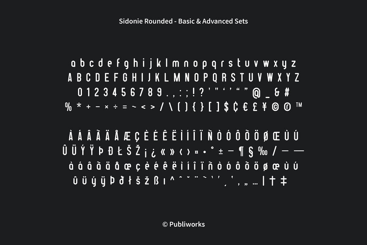 Sidonie - Sans & Rounded Font preview 7