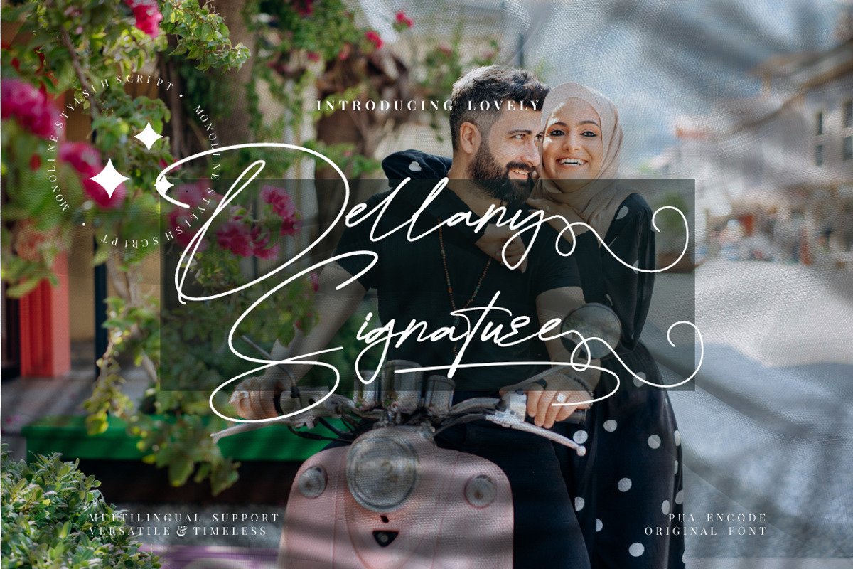 Dellany Signature Business Font, a Script Font by KennedyStudio (Photo 1 of 9)