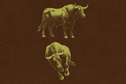 Farm Bull Engraving Vintage, an Object Graphic by Kaizla03 (Thumbnail 3 of 5)