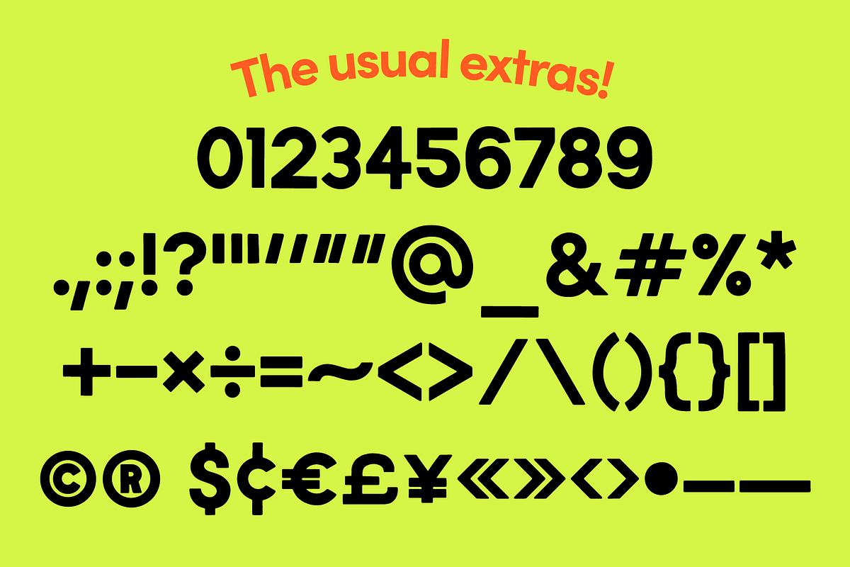 Salad Days! Geometric Sans Serif, a Sans Serif Font by Meg Lewis Fun House (Photo 6 of 9)