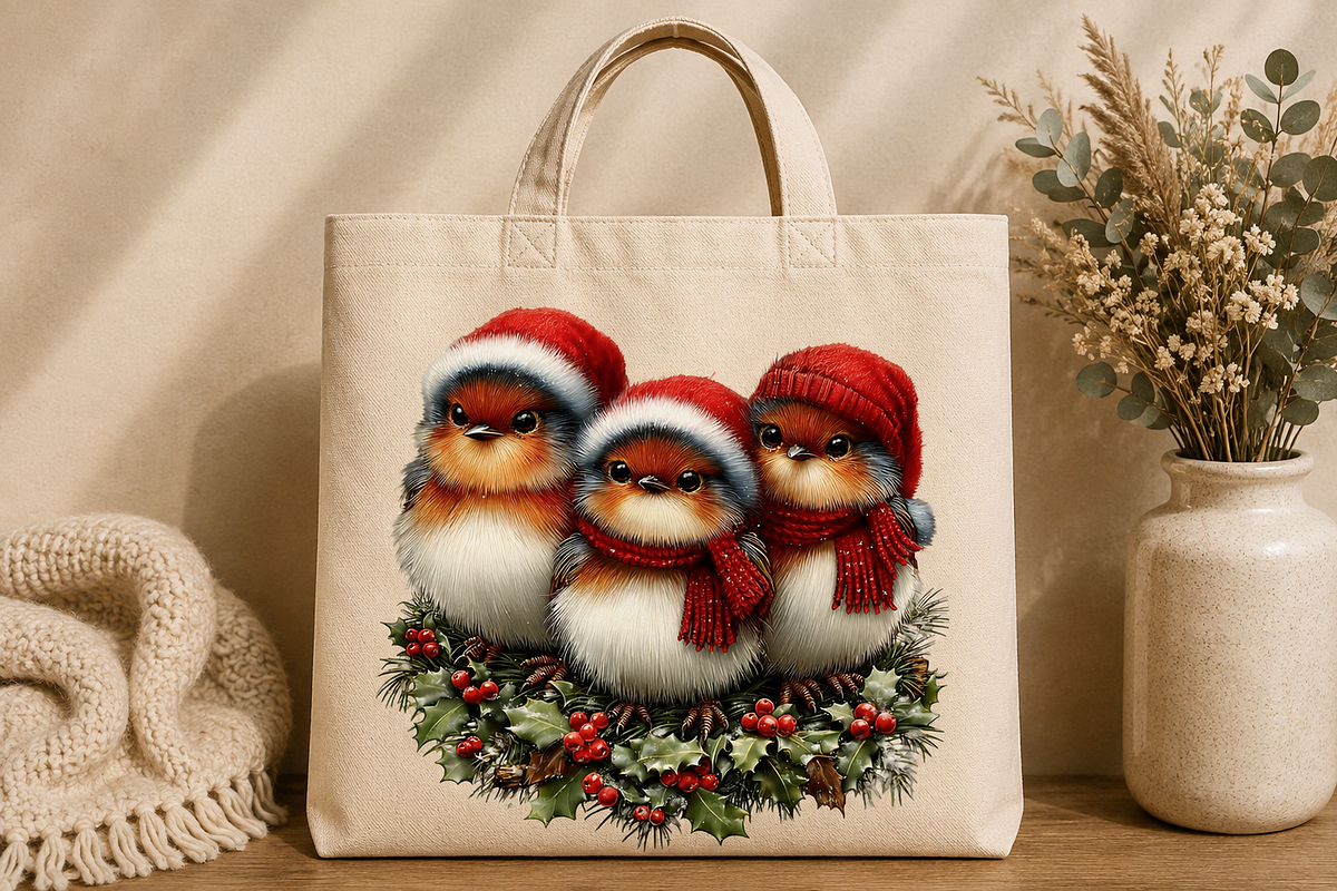 Cute Christmas Robin PNG Clipart, a Seasonal Illustration by CreationArt (Photo 6 of 7)
