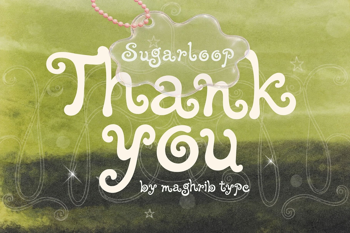 sugarloop, a Handwritten Font by maghrib (Photo 11 of 11)
