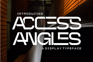 ACCESS ANGLES FONT