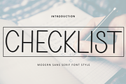 Checklist, a Sans Serif Font by FreshTypeINK (Thumbnail 1 of 8)