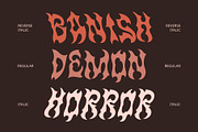 CS Werewolf – Black Metal Font, a Blackletter Font by Craft Supply Co. (Thumbnail 7 of 8)