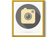 Modern Vector Logo With Camera in, an Icon by FineArtStudio (Thumbnail 2 of 3)