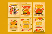 Retro Autumn Instagram Portrait Post, a Social Media Template by Guuver (Thumbnail 2 of 2)