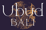 Ubud. Contemporary serif font, a Serif Font by LostandFoundry (Thumbnail 1 of 8)
