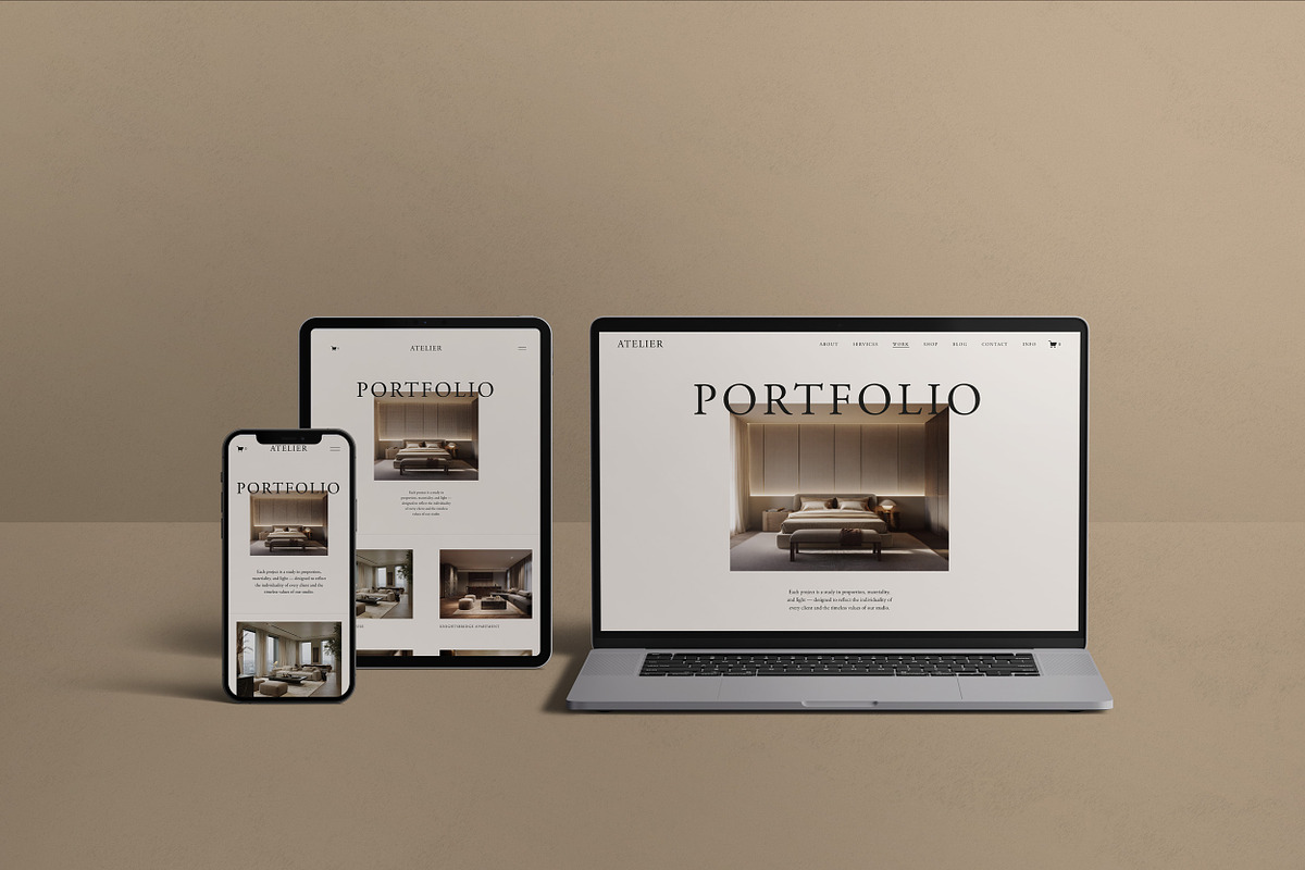 Atelier Squarespace Website Template, a Squarespace Template by Avelã Creative (Photo 5 of 8)