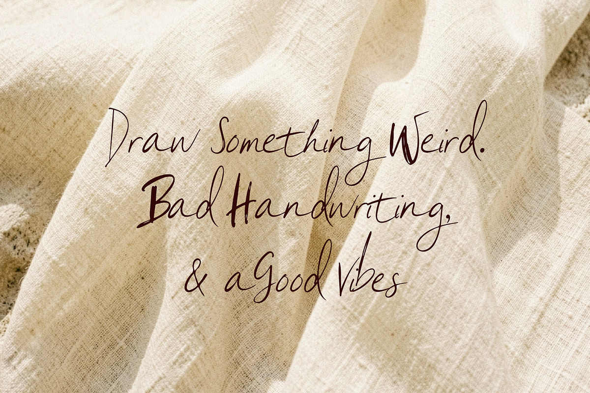 Quick Wrockers - the Ugly Notes, a Handwritten Font by HypeWorksCo (Photo 14 of 19)
