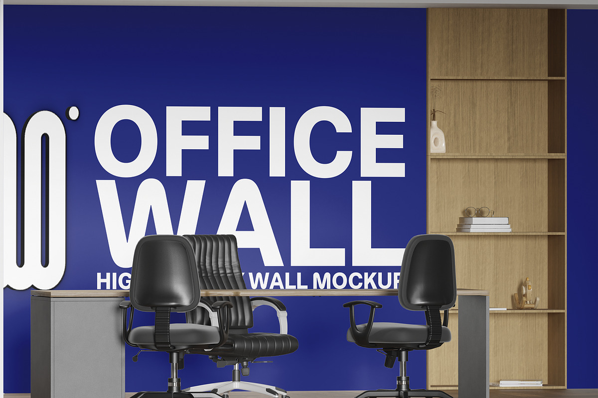 Office Wall Mockup, an Advertising Mockup by Unerispace (Photo 5 of 5)
