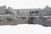 Brown Jordan 4M outdoor wicker sofa, a Furniture 3D Model by 3dmitruk (Thumbnail 22 of 27)