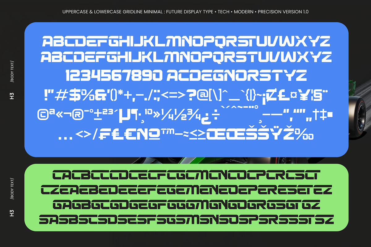 Gridline Minimal Esports Display, a Sans Serif Font by timelesstype.co (Photo 14 of 15)